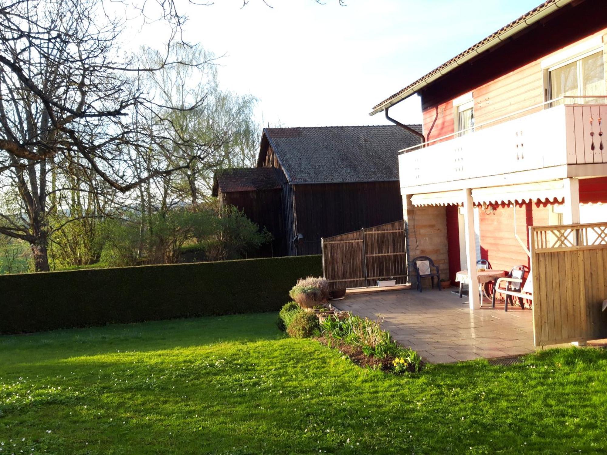 Ferienwohnung Im Seidlerhof Mit Balkon Und Garten 洛恩巴赫 外观 照片